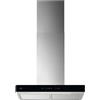 AEG Cappa aspirante serie 6000 con funzione ventola 60 cm - cappa aspirante con vetro - aria di scarico e circolazione - max. 730 m³/h in aspirazione fino a 74 dB (A) - Controllo touch - Acciaio