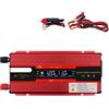 MEIVIYA Inverter di alimentazione a onda sinusoidale modificata LCD da 12 V / 24 V a 220 110 Convertitore Inverter 12 V 230 Alimentazione a onda sinusoidale da 50 Hz a CA 110/220 5000 W 6000 W Tensione Tranfa