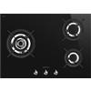 Smeg TABLE GAZ PV373LCN L72 VERRE NOIR