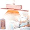 MeLtor Asciugatrice Portatile, 400 W, Temperatura Costante 80 ℃, Bassa Rumorosità Asciugatrice Portatile Riscaldata, Per Appartamenti Rv Travel, Dormitori,Pink