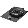 YINMAN Fornello A Gas 1 Fuoco, Fornello Di Conversione Gas Naturale/gas Liquefatto Da 5,2 KW, Griglia For Pentole In Rame Fuso In Vetro Temperato, Con Protezione Antifiamma, For Cucina Domestica(NG)