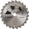 Bosch 1x Lama per Sega Circolare Standard (per Legno, Ø 184 x 2.2/1.5 x 20/16 mm, 24 Denti, ATB, con 1x Anello di Riduzione 16 mm, Accessori Seghe Circolari)