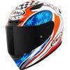 Suomy Track-1 Troy Bayliss Replica 2002 E06 Casco, multicolore, L (59/60)