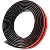 QOWIRUT Parabrezza Laterale tenuta Compatibile Con MINI Per Cooper Per R50 Striscia Pressione Impermeabile Guarnizione Tettuccio Apribile Modanatura Tenuta Guarnizioni Finestrini Auto