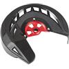 XEDLAMP Protezione for rotore disco freno anteriore motocross fuoristrada for CR CRF 125R 250R 450R 250X 450X 450RX 250L 2002-2020 coperchio del rotore del freno(Schwarz)
