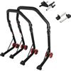 Sefis moto Set di cavalletti per moto Sefis D18, sollevatore per ruota anteriore e posteriore, supporto di servizio anteriore e posteriore, cavalletto per montaggio moto, nero (per Honda CB 1000 Hornet CB 650R)
