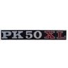 TARGHETTA IN PLASTICA PER COFANO LATERALE ORIGINALE PIAGGIO VESPA 50 PK 50 XL