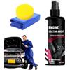 Yugugomo Pulitore Vano Motore - Pulitore Olio Motore 100ml - Detergente Auto Per Parti Meccaniche Vano Esterno | Moto Camion Casa