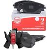 MASTER-SPORT Kit pastiglie freni Anteriore con segnalatore acustico usura 13046056582N-SET-MS Compatibilità con MAZDA CX-3 DK 3 Hatchback BM, BN CX-30 DM 3 Sedan BM, BN 3 Van/Hatchback BM