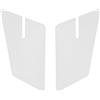 4R Quattroerre.it Paraserbatoio Tank Pad Universale Laterali Dx + Sx Trasparente, 17 x 11.5 cm