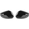 FJGIGN Retrovisore Guscio Accessori Auto Esterni Porta Laterale Ala Specchietto Retrovisore Tappo Copertura Custodia Per Kia Per Sportage NQ5 2023 2024 2025 Calotta Retrovisores(Nero)