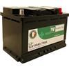 W-Parts BATTERIA AUTO 80 Ah + 750A | Potenziata | Garanzia italia |278x175x190| 80Ah