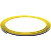 4R Quattroerre.it Profilo Adesivo per Paraurti Posteriore Fiat 500 Abarth, Giallo