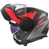 LS2, Casco Moto Modulare SCOPE II DURIA Black Red, M