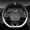HerfsT Auto Coprivolante per Chery dr 4.0 dr 5.0 dr 6.0 2020-2024, Coprivolanti In Pelle Copri Volante Protezione Antiscivolo Decorazione Interni Accessori,I/White
