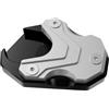 CENMILIX per HONDA Goldwing GL1800 accessori 2002-2017 o 2018-2024 Estensione del Cavalletto Laterale per Moto Piastra di Supporto Ingrandita (Anno 2018-2024 (Argento))