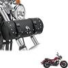 generico pelle borsa moto manubrio Compatibile con Keeway SuperLight 200,Protezione solare, durevole,Con blocco password, accessori（Black）