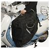 DIEFFE COPRIGAMBE IN PELLICCIA UNIVERSALE SCOOTER E MAXISCOOTER DIEFFE NERO