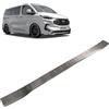 CHROMEMASTER | Protezione Paraurti Posteriore Compatibile con Ford Tourneo Custom 2023+; Acciaio inossidabile, Spazzolato, Nero; Proteggi il Paraurti Posteriore della tua Auto dai Danni