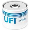 UFI Filters, Filtro Gasolio 24.360.01, Filtro Carburante per Ricambio, Adatto ad Mezzi Agricoli, Applicabile su Diversi Modelli come Ahlmann, Albaret, Allen Grove e Atlas Copco