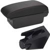 DPEDFVXVMR Scatola Bracciolo per Citroen C1 Auto Bracciolo Box Accessori Negozio Box Ricambi Interni(B1 Black Red 3USB)