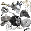 Generico Kit Modifica Ape 50 RST MIX Cilindro 130 Dr Albero Motore Campana Carburatore 19 Potenziamento Motore