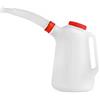 WE ARE RACING. RACEFOXX.COM Racefoxx - Caraffa per benzina con tubo e coperchio, 1 l, tanica, benzina, liquidi, officina,
