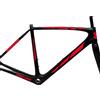 DualColorStampe Set 12 Adesivi Stickers Decal Telaio Bici Bicicletta adesivi telaio mtb Universale Protezione COD. B0168 (ROSSO FLUORESCENTE)