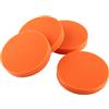 Reminnbor Lucidatura Spugna Tampone Cerante Lucidante Pad Kit Attrezzo per Lucidatore per Auto Buffer Orange 10Pcs 6(150mm)