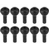 Generic Stelo della Valvola del Pneumatico per Auto, 10 Pezzi Car Auto TR415 Ruota a Scatto nello Stelo della Valvola del Pneumatico Valvola in Gomma Corta