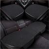 tusgt Coprisedile Auto Coprisedile Per Auto In Lino Set Completo Anteriore E Posteriore Accessori Estivi Per Interni Auto Cuscino Di Protezione Per Sedili Auto Copri Sedile Auto(3pcs black)