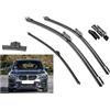 EDKAY Tergicristallo 26 + 16 + 14 anteriore Posteriore Tergicristallo Spazzole Spazzole Taglierina Accessori Per BMW X1 F48 2015-2020 parabrezza