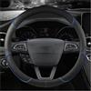 DUDUYANG Coprivolanti Per Auto Per Ford Per Fiesta Per MK7 2000-2006 2007 2008 2009 2010 2011 2012 2013 2014 2015 2016 2017 2018 2019 2020 Coprivolante Copri Volante (Size : BLUE O SHAPE)