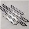 CWMAD 4 Pezzi Acciaio Inox Battitacco per VW Tiguan 2007 2008 2009 2010 2011 2012-2015 2016, Esterno Battitacco Protezione Plates Anti-Graffio Scuff Car Styling Accessorio