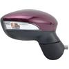 Cstearqp Gruppo Specchietto Retrovisore Per Ford Per Fiesta 2008-2012 Specchietto Retrovisore Laterale Elettrico Viola Magenta Rosso 6 Fili Gruppo Specchietto Retrovisore Laterale(1pc right)