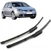 DISCORAMA KIT 2 SPAZZOLE TERGICRISTALLO ANT PER VOLKSWAGEN GOLF 5 DAL 2003-2008 600MM+480MM