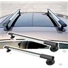 Lakkune JSSSLC Portapacchi Regolabile Universale, Traversa Magnetica per Auto, Portapacchi Rimovibile, Asta in Alluminio Aeronautico + ABS, Carico 150 kg,98-113cm