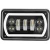 NCTPICLC Moto Fanale Lampada DRL Per Moto 4X6 LED Faro Anteriore Per XR250 XR400 XR650 Per Suzuki Accessori Per DRZ Rettangolare(1piece)