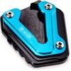 ZEXDDI Accessori Moto adatti per CFMOTO 450MT 450 MT 450 CF MT450 2024 2025 CNC Cavalletto Piede Ingranditore Cavalletto Laterale Estensione Pad (Blu)