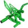 BeiZhengbhD Pedane Moto Per KAWASAKI Per Ninja ZX6R ZX-6R ZX 6R ZX636 2003 2004 Moto Pedane Regolabili In Alluminio Pedane Pedali Resto Rearset Pedane Poggiapiedi