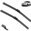 Autozonea Compatibile con Citroen C3 MK3 2016 2017 2018 2019 2020 2021 2022 Spazzole tergicristallo anteriori Accessori per taglierine