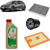 OP Kit tagliando 3 filtri + 4 L olio Edge 5W30 LL per Volkswagen Golf 7 VII 1.4 TSI