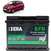 Generico Batteria 60Ah EFB per Citroen C1 1.2 Vti benzina 2014+