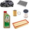 OP Kit tagliando 4 filtri + 5L olio Edge 5W-30 LL per Volkswagen T-Roc 1.6 TDI 2017+