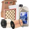 kW&HP KIT TAGLIANDO COMPLETO 4 FILTRI + 6LT LITRI OLIO ORIGINALE 5W30 PER ASTRA J 1.7 CDTI 110CV DA ANNO 2010 AL 2015