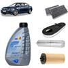 OP Kit tagliando 4 filtri + 5L olio Q8 5W30 per BMW Serie 5 F10 518d 520d 525d 2009+