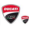 Ducati Corse - Set di 2 adesivi