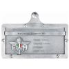 Supporti Ferrosi Supporto per targa Argento FMI con rilievo. Adatto a Vespa e universale per moto d'epoca