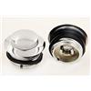 HASkulle Chrome Pop Up Tappo Gas Ventilato Serbatoio Tappo Set Per for 1982-2010 Harley Davidson