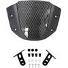 VETJMUA Cupolino Per CB650R 2019 2020 2021 2022 2023 CB1000R CB 650R CB 650 R Parabrezza per moto Parabrezza Schermo anteriore Deflettore del moto parabrezza(Carbon fiber pattern)